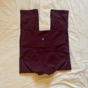 Lululemon Fast & Free Workout Crops Size 4